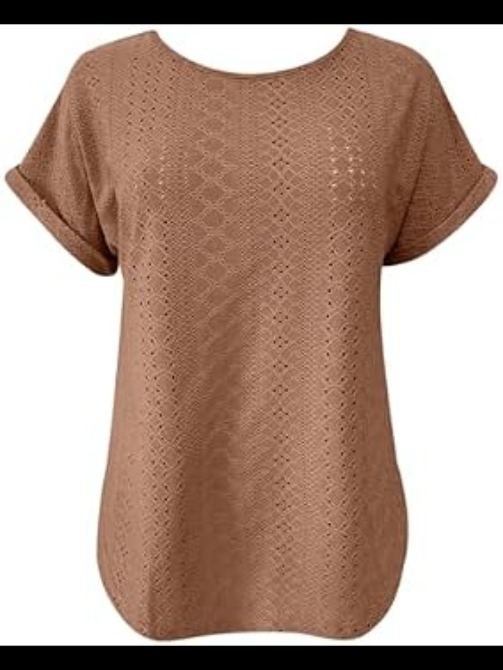 Dokotoo Eyelet Tee Women's XXL